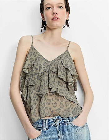 BLUSA ONÇA NEUTRA