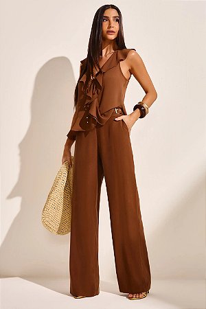 CONJUNTO SOPHIA MARROM