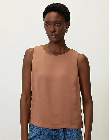 BLUSA MAITE CAMEL