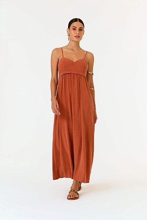VESTIDO  NANY TELHA