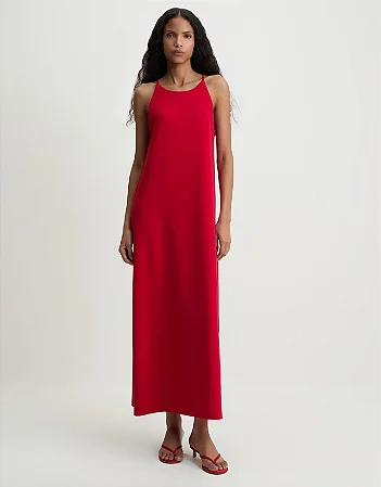 VESTIDO CAVA AMERICANA VERMELHO