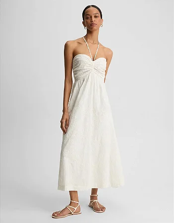 VESTIDO FLORAL BORDADO