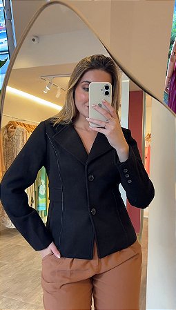JAQUETA BLAZER MEG PRETA