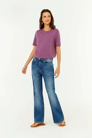 CALÇA BOOTCUT LAV. MÉDIA