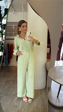 CONJUNTO OLIVIA PISTACHE