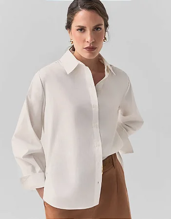 CAMISA RETA FRANZIDOS OFF