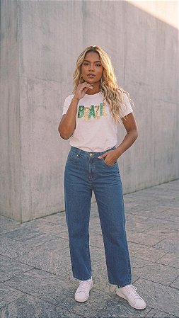 TSHIRT BRASIL VERDE E DOURADO