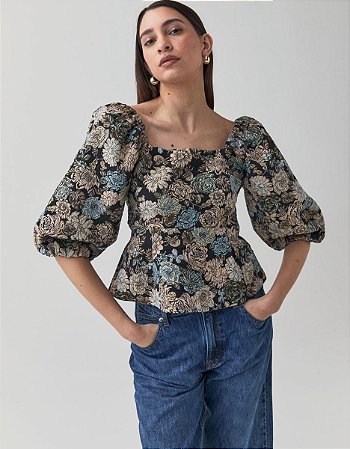 BLUSA FLORES LEVES