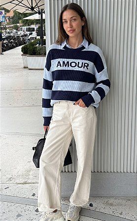 TRICOT AMOUR Marinho/Azul