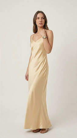 SLIP DRESS VANILLA
