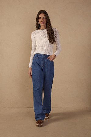 CALÇA JEANS BIA ESCURA