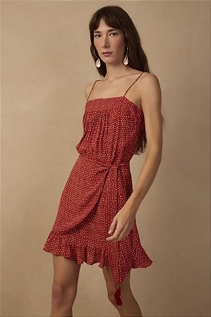 VESTIDO CURTO PASSAREDO