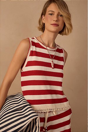 REGATA  TRICOT LISTRADO