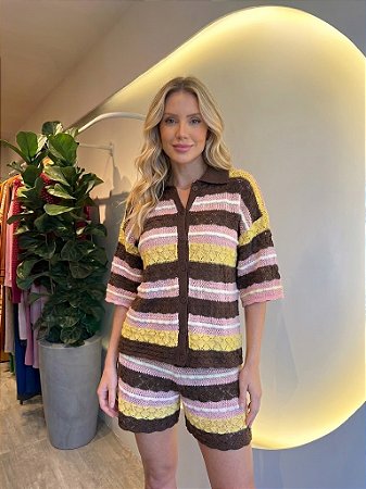 CONJUNTO SUNSET MARROM