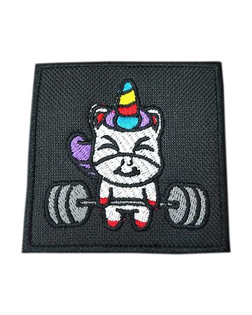 PATCH BORDADO PONYPOWER COM VELCRO