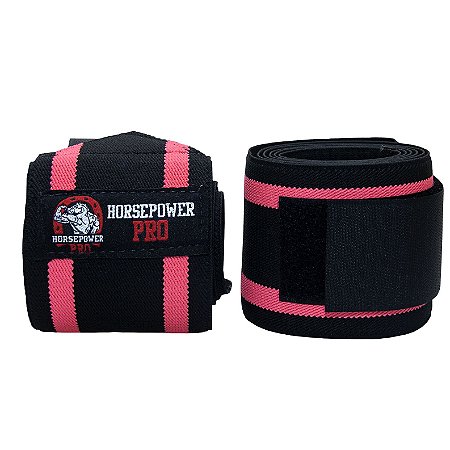 FAIXA DE JOELHO PINK - PAR COM VELCRO