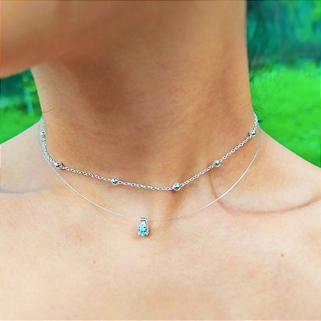 Choker de Bolinha - Banhado a Ouro 18k | Banhado a Prata 925