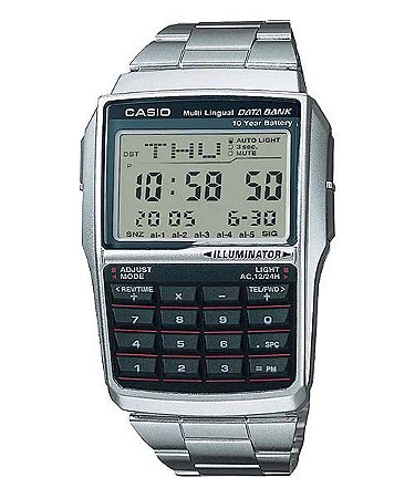 Relógio Calculadora CASIO Data Bank DBC-32D-1A