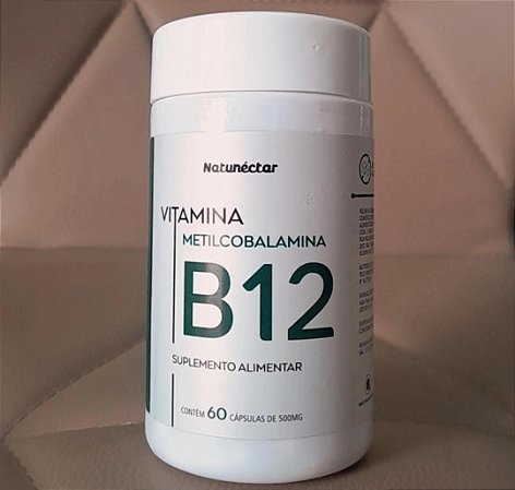Suplemento de Vitamina B12 (metilcobalamina) em cápsulas