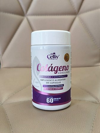 Colágeno hidrolisado com Biotina e Vitamina C