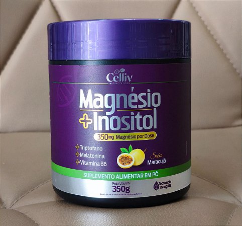 Magnésio + Inositol (com melatonina, triptofano e B6) - Magnésio Do Sono