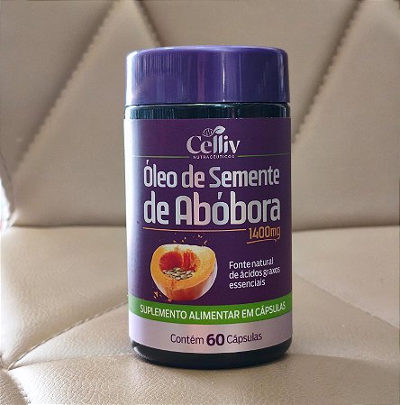 Óleo de Semente de Abóbora em cápsulas