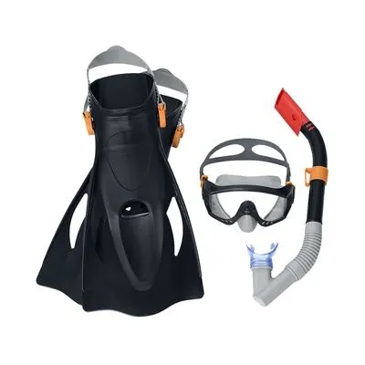 KIT MERGULHO MASCARA + SNORKEL + PÉ DE PATO BESTWAY SPARK