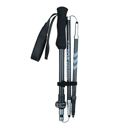 BASTÃO DE CAMINHADA ACTOS PRO RACE CARBON EM CARBONO 3K PRETO AZTEQ