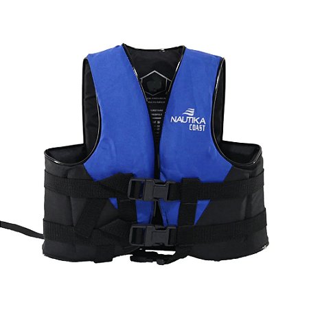 COLETE INFANTIL NAUTIKA COAST 20KG AZUL/PRETO