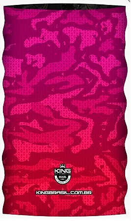 BANDANA KING BRASIL FEMININA CAMUFLADA ROSA "614"