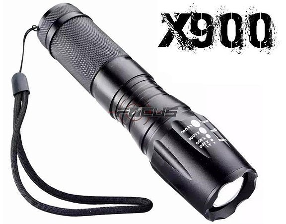 LANTERNA TÁTICA RECARREGÁVEL LED T6 BM-X900