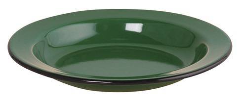 PRATO FUNDO ESMALTADO VERDE