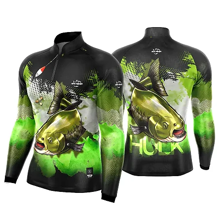 CAMISA DE PESCA NEW FISHER TAMBA "HULK" UV - (NF55)