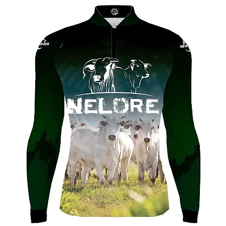 CAMISA DE PESCA NEW FISHER AGRO "NELORE" UV - (NF45)
