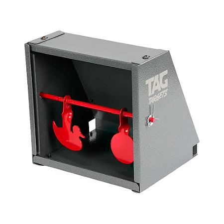 ALVO COLETOR TAG SWING DUPLO PARA CARABINA 4.5MM E 5.5MM