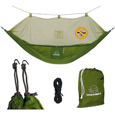 REDE GUEPARDO AMAZON CASAL C/ MOSQUITEIRO 150KG VERDE