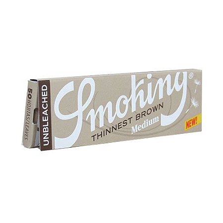 SEDA SMOKING UNBLEACHED THINNEST BROWN 1 1/4 UNIDADE