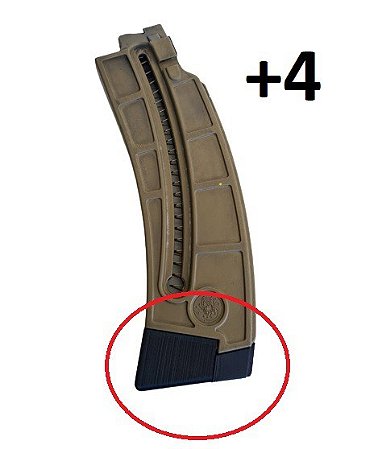 Extensor + 4 Carregador Smith & Wesson Rifle Mp15-22
