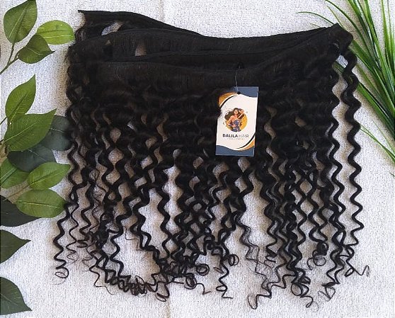 CABELO HUMANO CACHO CAIPIRA 50CM TECIDO n 49