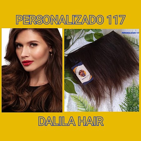 CABELO TECIDO BRASILEIRO 26CM PERSONALIZADO 117
