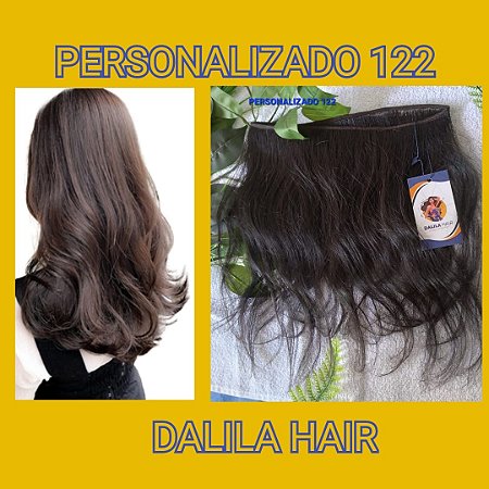 CABELO TECIDO BRASILEIRO 35CM PERSONALIZADO 122