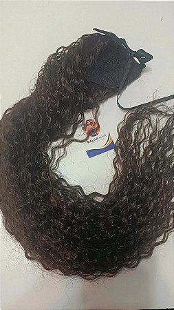 RABO DE CAVALO DE FITA COM CABELO DE BIO FIBRA DE 80CM