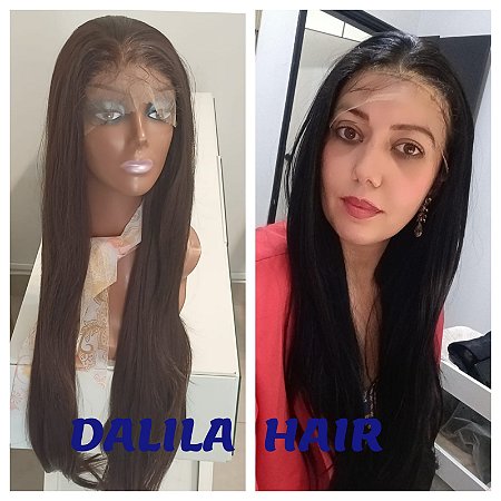 PERUCA FRONT LACE LIVRE REBECA CABELO ORGÂNICO 80cm