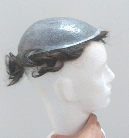 PRÓTESE CAPILAR MASCULINA EM MICROPELE CABELO HUMANO DALILA HAIR