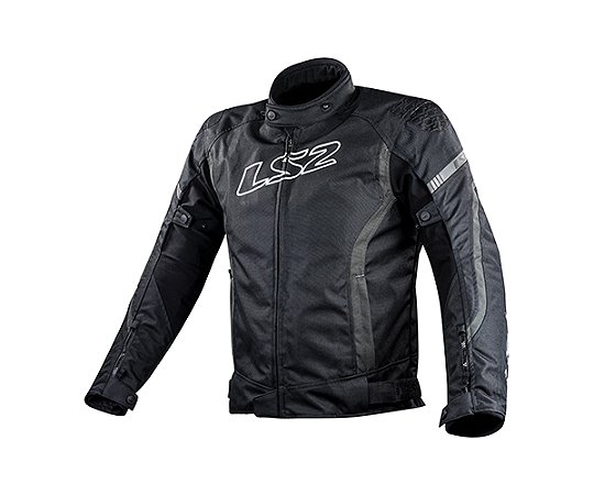 JAQUETA LS2 GATE BLK/GREY
