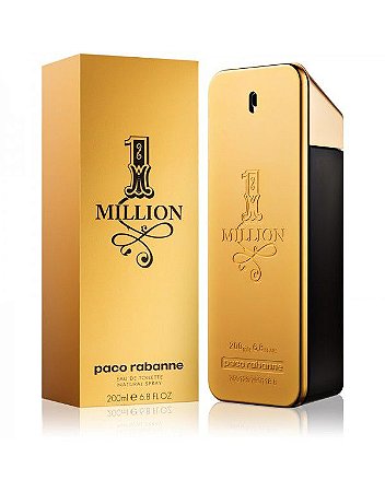 Perfume Masculino 1 Million Eau De Toilette 200ml - Paco Rabanne -  DuduImportados.com.br - Produtos Importados