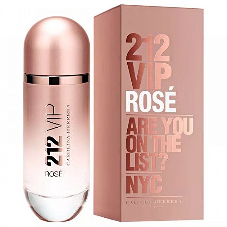 Perfume Feminino 212 Vip Rosé Eau De Parfum 125ml - Caroline Herrera - Dudu  Importados - DuduImportados.com.br - Produtos Importados