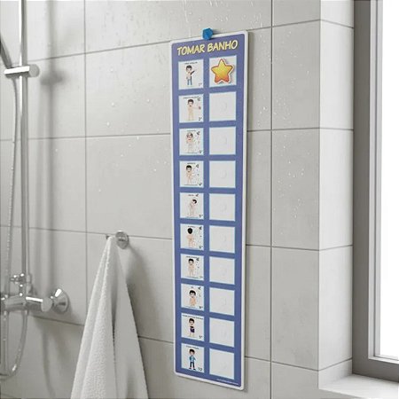 Pista Visual Tomar Banho (Masculino)