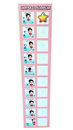 Pista Visual Limpar o Bumbum (Feminino)