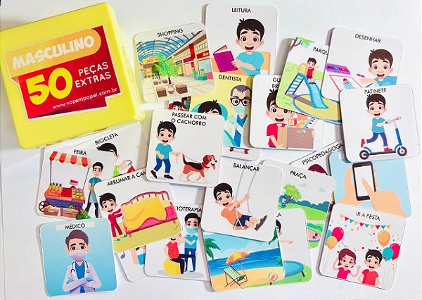 Kit 50 Peças Rotina